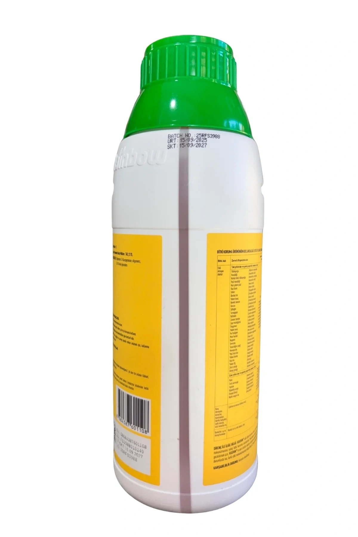 Raın-Ridown Herbisit Yabani Ot İlacı 1 Lt