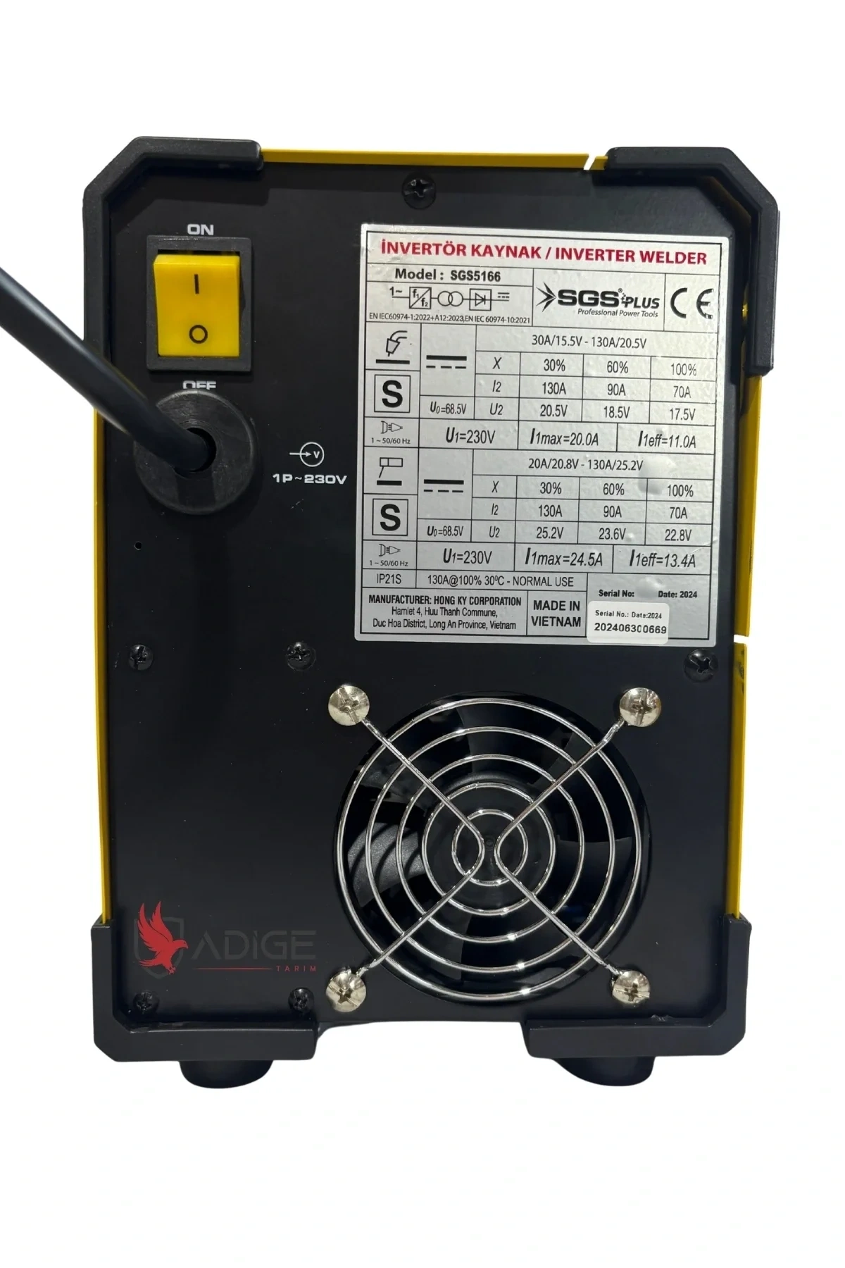 Sgs Invertör Gazsız Gazaltı Kaynak Makinesi 130A