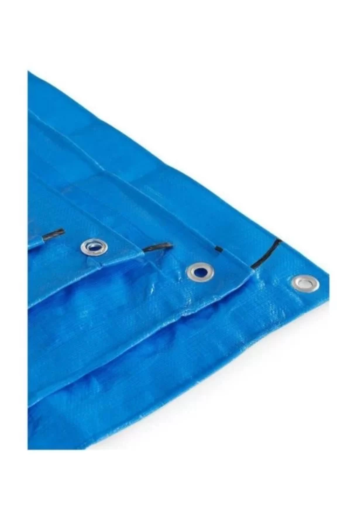 Su Geçirmez PVC-Parafin Gölgelik Çadır-Tente-Branda Mavi 6x10 m