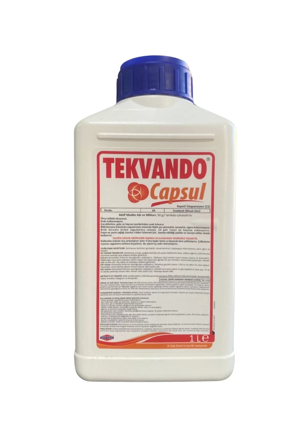 Tekvando İnsektisit Böcek İlacı Kokarca Fındık Kurdu 1lt