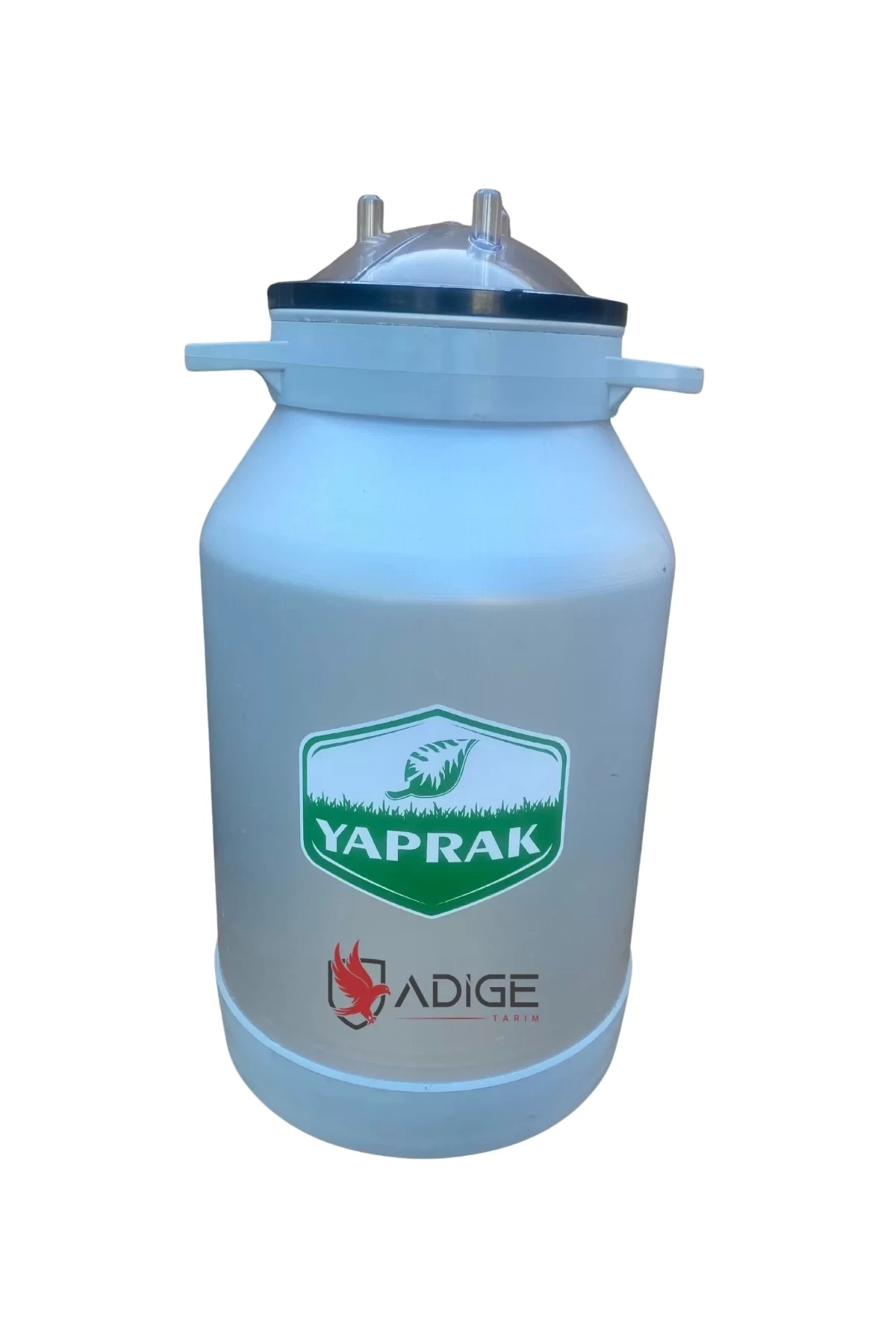 Yaprak Süt Sağım Makinesi Alüminyum Güğüm 40 Lt Kapak Dahil