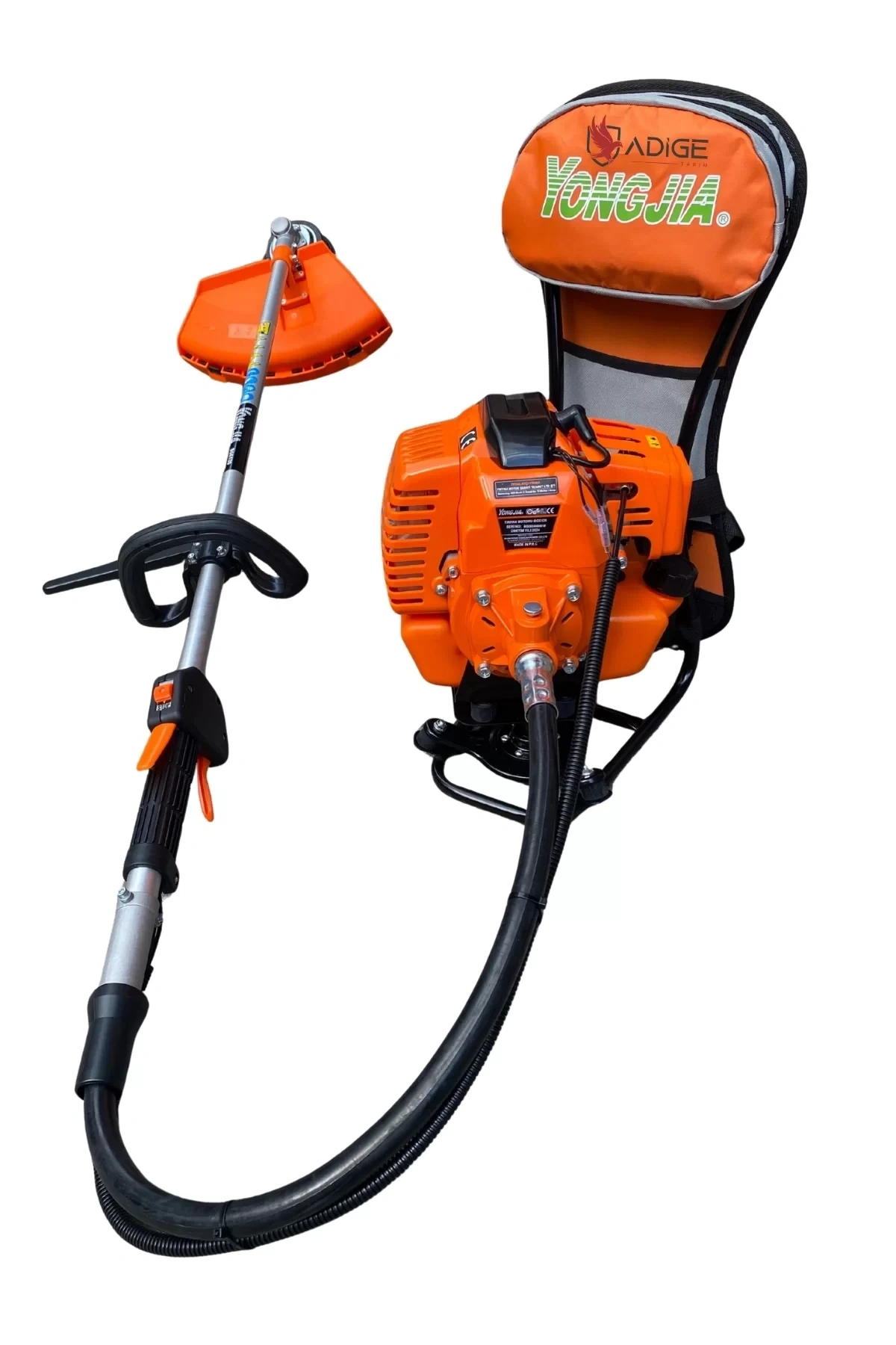 Yongjia Benzin Motorlu Sırt Tırpanı 2.7 Hp