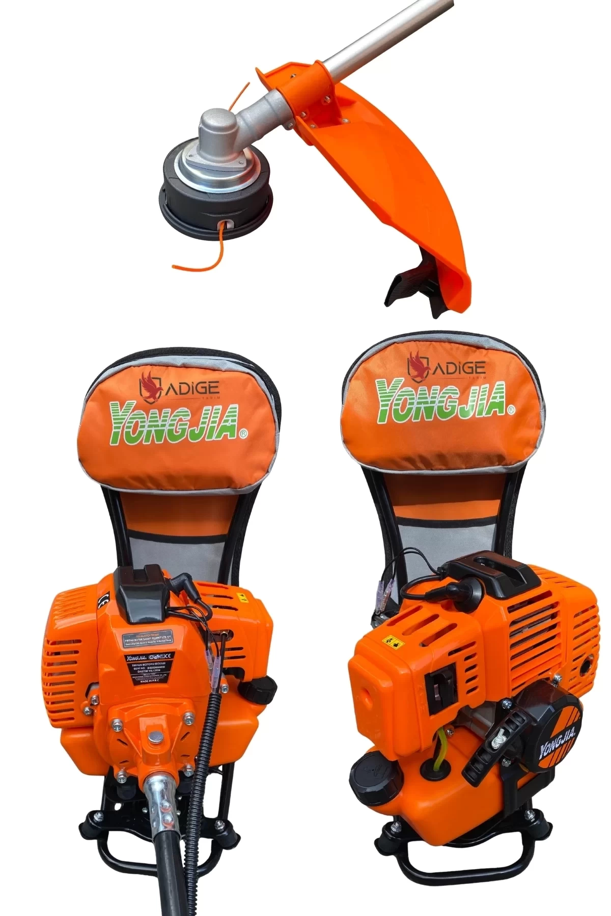 Yongjia Benzin Motorlu Sırt Tırpanı 2.7 Hp