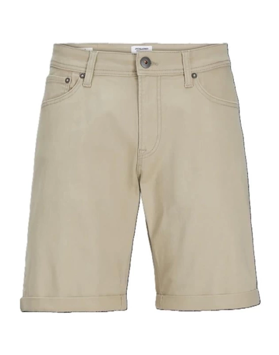 12165892 Likralı Erkek Bermuda Short Taş