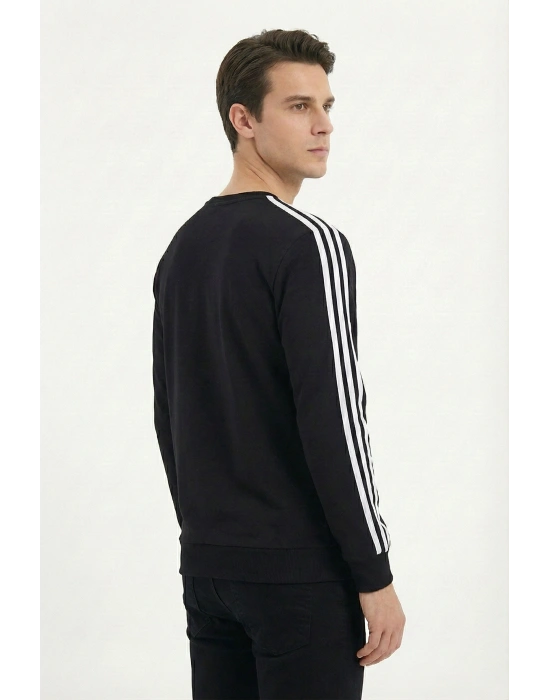 2 İplik Compact Kumaş Kılbiyeli Sıfır Yaka Sweatshirt