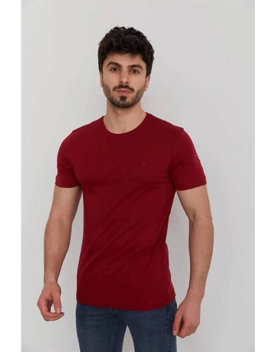 4602 Bisiklet Yaka Basic Erkek T-Shirt
