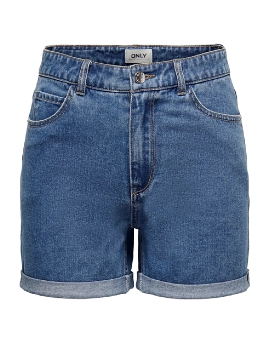 Kadın Onlvega Kot Şort Mom Shorts