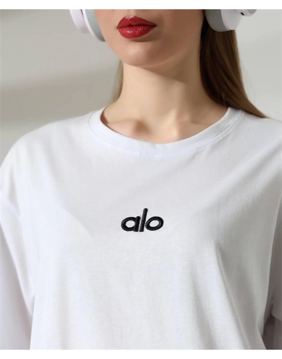 Alo Baskılı Kadın T-Shirt