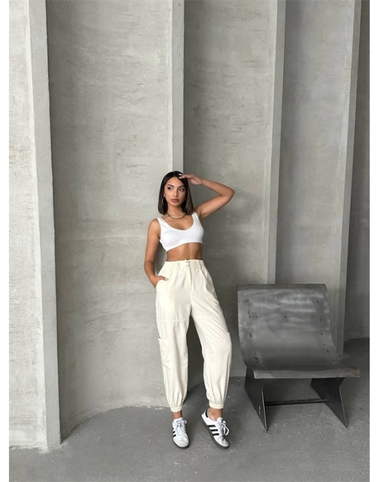 Jogger lastik paça pantolon