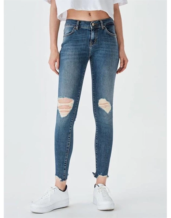 Lonıa Cut Normal Bel Super Skınny Jean