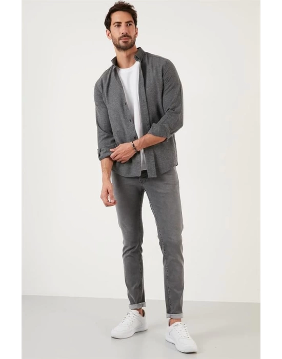 Napoli Slim Fit Normal Bel Dar Paça Erkek Jean