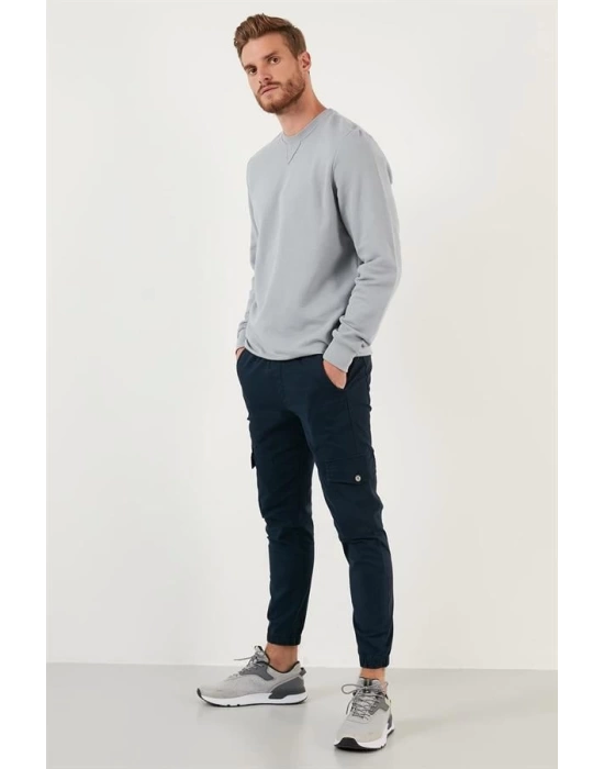 Pike Kumaş Comfort Fit Sweatshirt