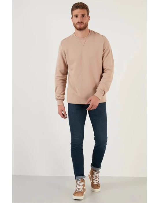 Pike Kumaş Comfort Fit Sweatshirt