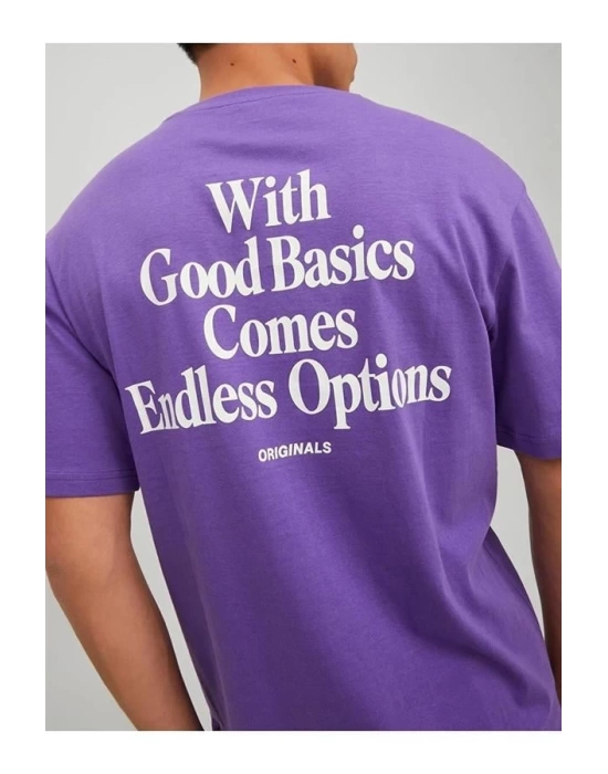 Sırt Baskılı Erkek T-Shirt