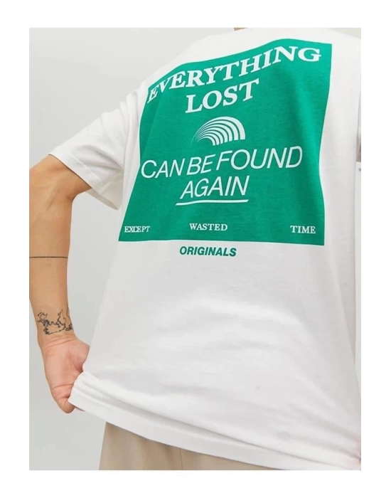 Sırt Baskılı Erkek T-Shirt