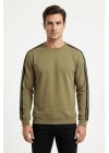 2 İplik Compact Kumaş Kılbiyeli Sıfır Yaka Sweatshirt
