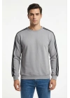 2 İplik Compact Kumaş Kılbiyeli Sıfır Yaka Sweatshirt
