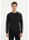 2 İplik Compact Kumaş Kılbiyeli Sıfır Yaka Sweatshirt