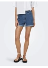Kadın Onlvega Kot Şort Mom Shorts