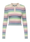 15340979 Polo Yaka Crop Kadın Kazak