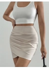 Drapeli mini etek