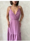 Fırfırlı katlı elbise s255049