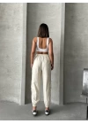 Jogger lastik paça pantolon