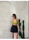 Kuş gözü şort etek s25819