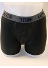 Likralı Tekli Boxer Gri