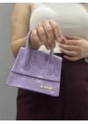 luxe lila cilt çanta