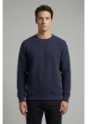 Ottoman Kumaş Sıfır Yaka Erkek Sweatshirt