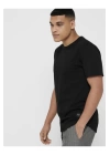 Oval Kesim Erkek T-shirt Bej