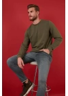 Pike Kumaş Comfort Fit Sweatshirt