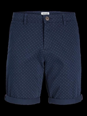 12261618 Puantiye Desenli Büyük Beden Kumaş Short