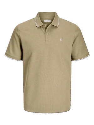 12268130 Likralı Polo Yaka Erkek Tshirt Bej