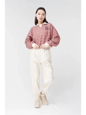 24K17755 Polo Yaka Kadın Sweatshirt