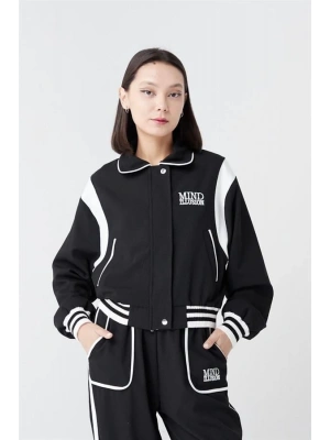 24K51308  Renk Detaylı Spor Ceket