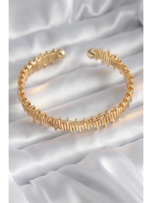 316L Çelik Gold Renk Dorika Model Kadın Bileklik