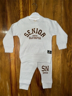 6-24 Aylık Kanguru Cep Senıor Takım Gri