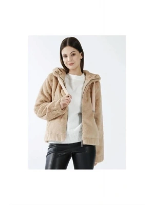 Kürklü Kapüşonlu Mont