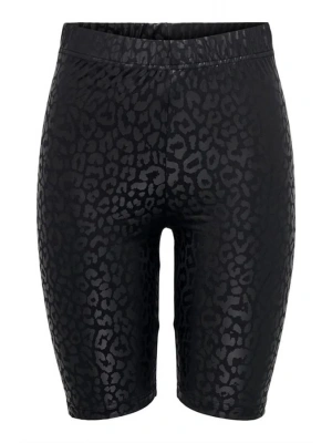 Leopar Desen Yarım Tayt