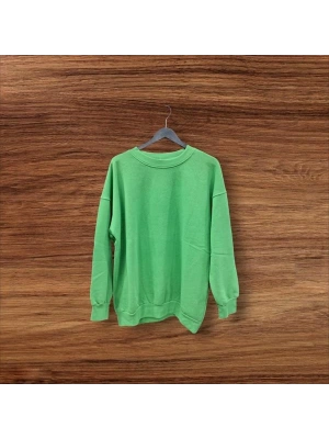 Lespepes Oversıze Kadın Şardonlu Sweatshirt