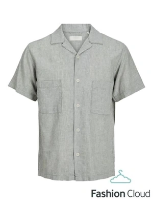 Saf Keten Erkek Resort Gömlek