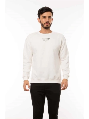 Sırt Baskılı Oversize Erkek Sweatshirt