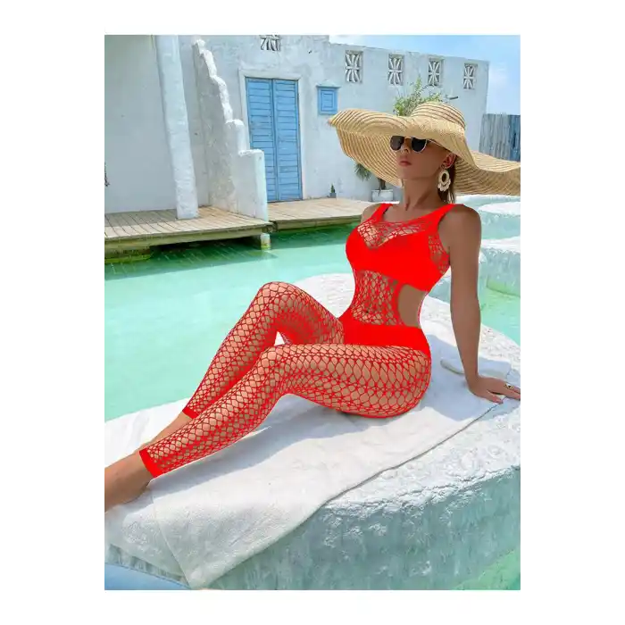 Kadın Seksi Fantazi File Çorabı Utra Esnek Büyük Beden Uygun