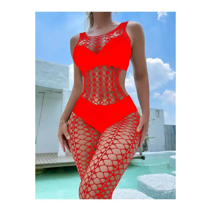 Kadın Seksi Fantazi File Çorabı Utra Esnek Büyük Beden Uygun