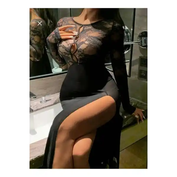 İç Çamaşırlı Çoraplı Siyah Seksi Jartiyer Takim