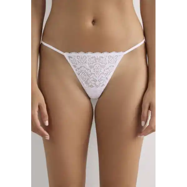 Transparan Dantel Tanga Külot V6500