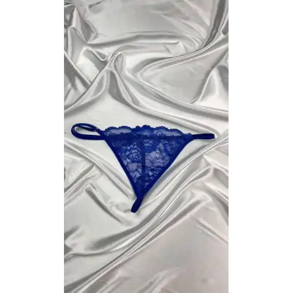Transparan Dantel Tanga Külot V6500