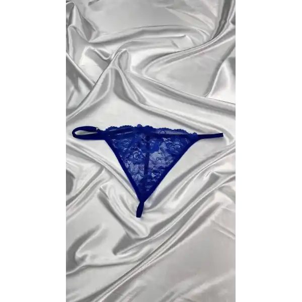 Transparan Dantel Tanga Külot V6500